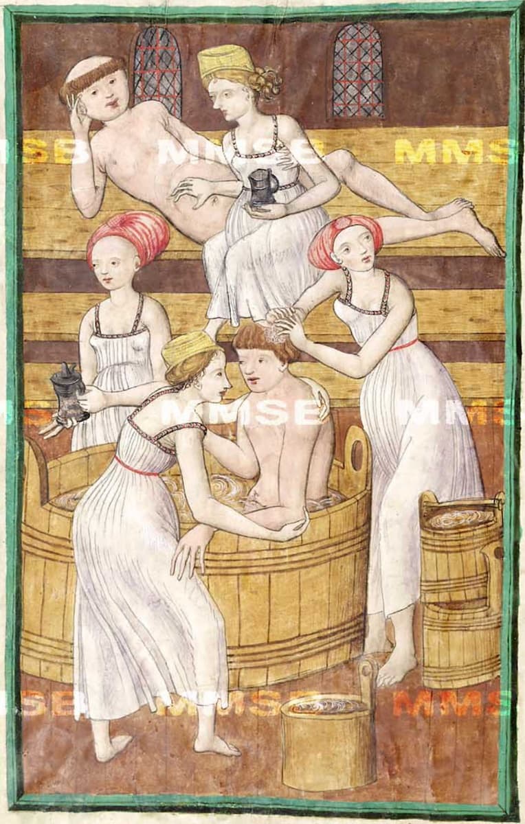 Lazebnice v košilkách, Jenský kodex, 1490 - 1510.